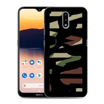 Силиконовый чехол на Nokia 2.3 с принтом NAME