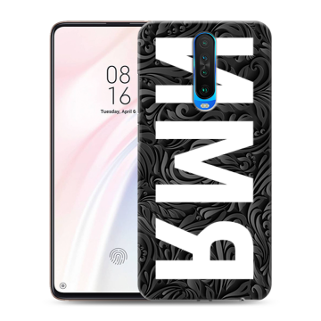 Силиконовый чехол на Xiaomi RedMi K30 с принтом ИМЯ