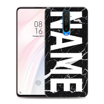 Силиконовый чехол на Xiaomi RedMi K30 с принтом NAME