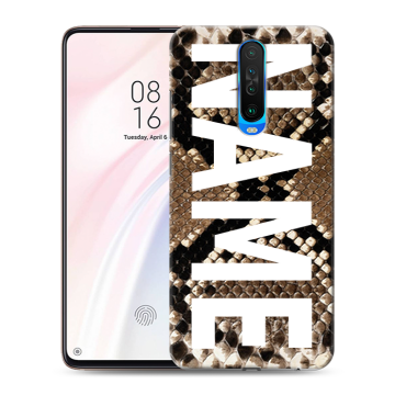 Силиконовый чехол на Xiaomi RedMi K30 с принтом NAME