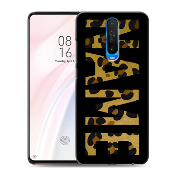 Силиконовый чехол на Xiaomi RedMi K30 с принтом NAME