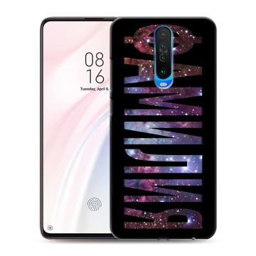 Силиконовый чехол на Xiaomi RedMi K30 с принтом ФАМИЛИЯ