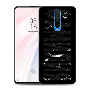 Силиконовый чехол на Xiaomi RedMi K30 с принтом ФАМИЛИЯ