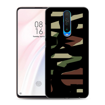 Силиконовый чехол на Xiaomi RedMi K30 с принтом NAME