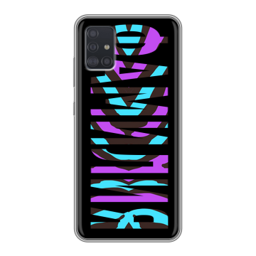 Силиконовый чехол на Samsung Galaxy A51 с принтом ФАМИЛИЯ