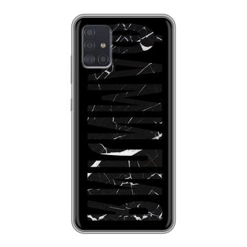 Силиконовый чехол на Samsung Galaxy A51 с принтом ФАМИЛИЯ
