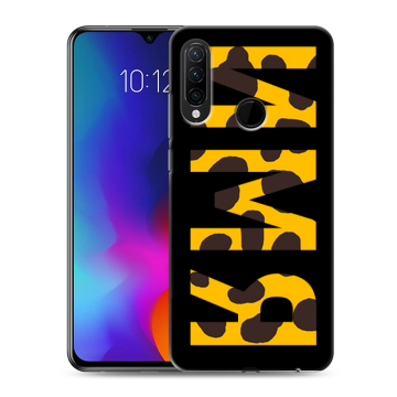 Силиконовый противоударный чехол на Lenovo K10 Note с принтом ИМЯ