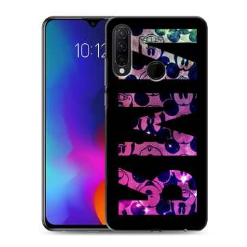 Силиконовый противоударный чехол на Lenovo K10 Note с принтом ИМЯ