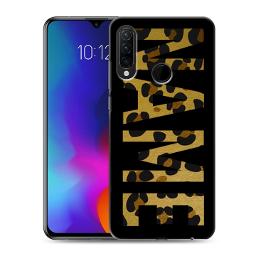 Силиконовый противоударный чехол на Lenovo K10 Note с принтом NAME