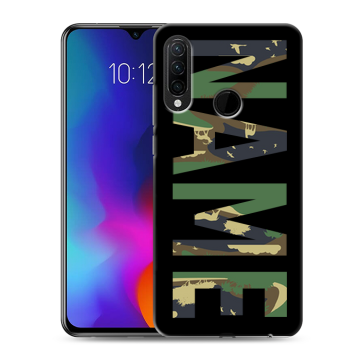 Силиконовый противоударный чехол на Lenovo K10 Note с принтом NAME
