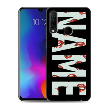 Силиконовый противоударный чехол на Lenovo K10 Note с принтом NAME