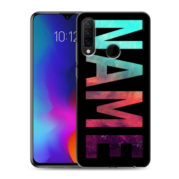 Силиконовый противоударный чехол на Lenovo K10 Note с принтом NAME