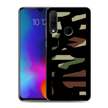 Силиконовый противоударный чехол на Lenovo K10 Note с принтом NAME