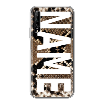 Силиконовый противоударный чехол на Huawei Y9s с принтом NAME