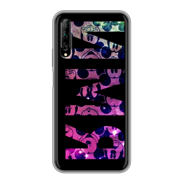 Силиконовый противоударный чехол на Huawei Y9s с принтом ИМЯ