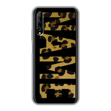 Силиконовый противоударный чехол на Huawei Y9s с принтом NAME