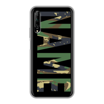 Силиконовый противоударный чехол на Huawei Y9s с принтом NAME