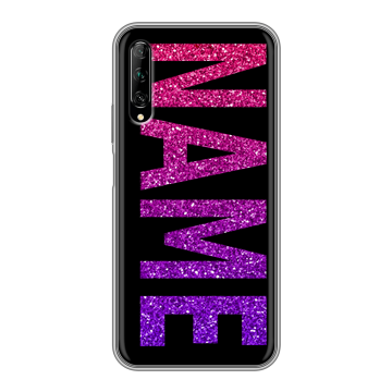 Силиконовый противоударный чехол на Huawei Y9s с принтом NAME