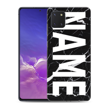 Силиконовый чехол на Samsung Galaxy Note 10 Lite с принтом NAME
