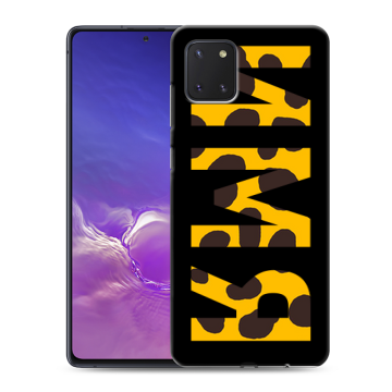 Силиконовый чехол на Samsung Galaxy Note 10 Lite с принтом ИМЯ