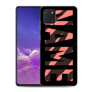 Силиконовый чехол на Samsung Galaxy Note 10 Lite с принтом NAME