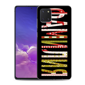 Силиконовый чехол на Samsung Galaxy Note 10 Lite с принтом ФАМИЛИЯ