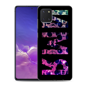 Силиконовый чехол на Samsung Galaxy Note 10 Lite с принтом ИМЯ