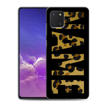 Силиконовый чехол на Samsung Galaxy Note 10 Lite с принтом NAME