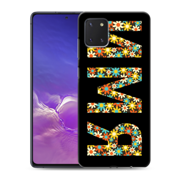 Силиконовый чехол на Samsung Galaxy Note 10 Lite с принтом ИМЯ