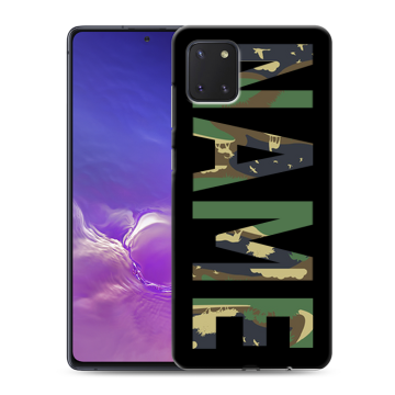 Силиконовый чехол на Samsung Galaxy Note 10 Lite с принтом NAME