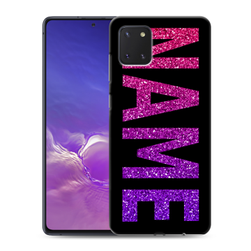 Силиконовый чехол на Samsung Galaxy Note 10 Lite с принтом NAME