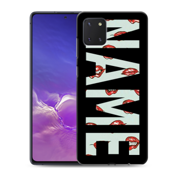 Силиконовый чехол на Samsung Galaxy Note 10 Lite с принтом NAME