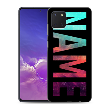Силиконовый чехол на Samsung Galaxy Note 10 Lite с принтом NAME