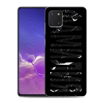 Силиконовый чехол на Samsung Galaxy Note 10 Lite с принтом ФАМИЛИЯ
