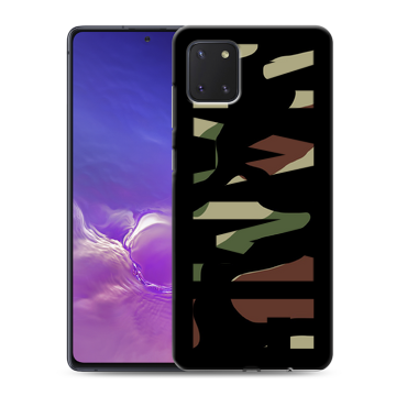 Силиконовый чехол на Samsung Galaxy Note 10 Lite с принтом NAME