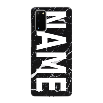 Силиконовый чехол на Samsung Galaxy S20 с принтом NAME
