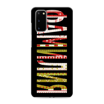Силиконовый чехол на Samsung Galaxy S20 с принтом ФАМИЛИЯ