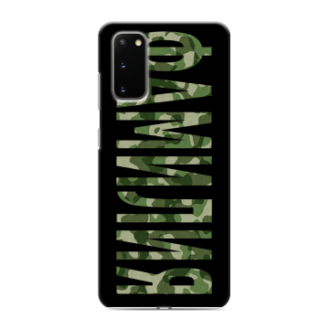 Силиконовый чехол на Samsung Galaxy S20 с принтом ФАМИЛИЯ