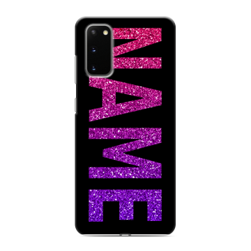 Силиконовый чехол на Samsung Galaxy S20 с принтом NAME
