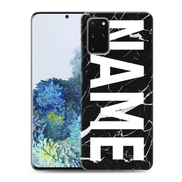 Силиконовый чехол на Samsung Galaxy S20 Plus с принтом NAME