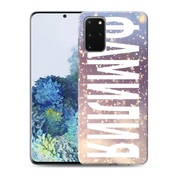 Силиконовый чехол на Samsung Galaxy S20 Plus с принтом ФАМИЛИЯ