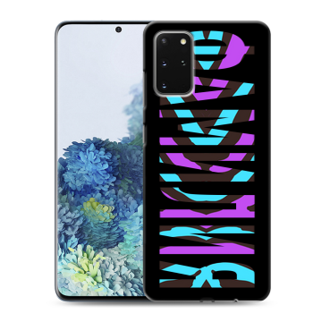 Силиконовый чехол на Samsung Galaxy S20 Plus с принтом ФАМИЛИЯ