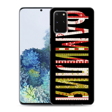 Силиконовый чехол на Samsung Galaxy S20 Plus с принтом ФАМИЛИЯ
