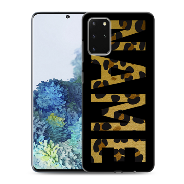 Силиконовый чехол на Samsung Galaxy S20 Plus с принтом NAME