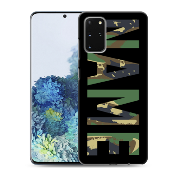 Силиконовый чехол на Samsung Galaxy S20 Plus с принтом NAME