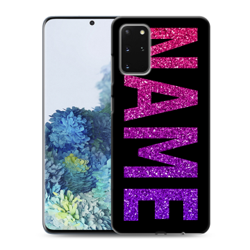 Силиконовый чехол на Samsung Galaxy S20 Plus с принтом NAME