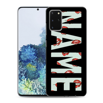 Силиконовый чехол на Samsung Galaxy S20 Plus с принтом NAME