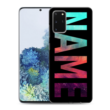 Силиконовый чехол на Samsung Galaxy S20 Plus с принтом NAME