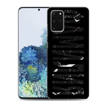 Силиконовый чехол на Samsung Galaxy S20 Plus с принтом ФАМИЛИЯ