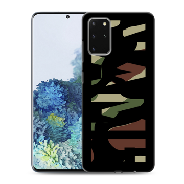 Силиконовый чехол на Samsung Galaxy S20 Plus с принтом NAME